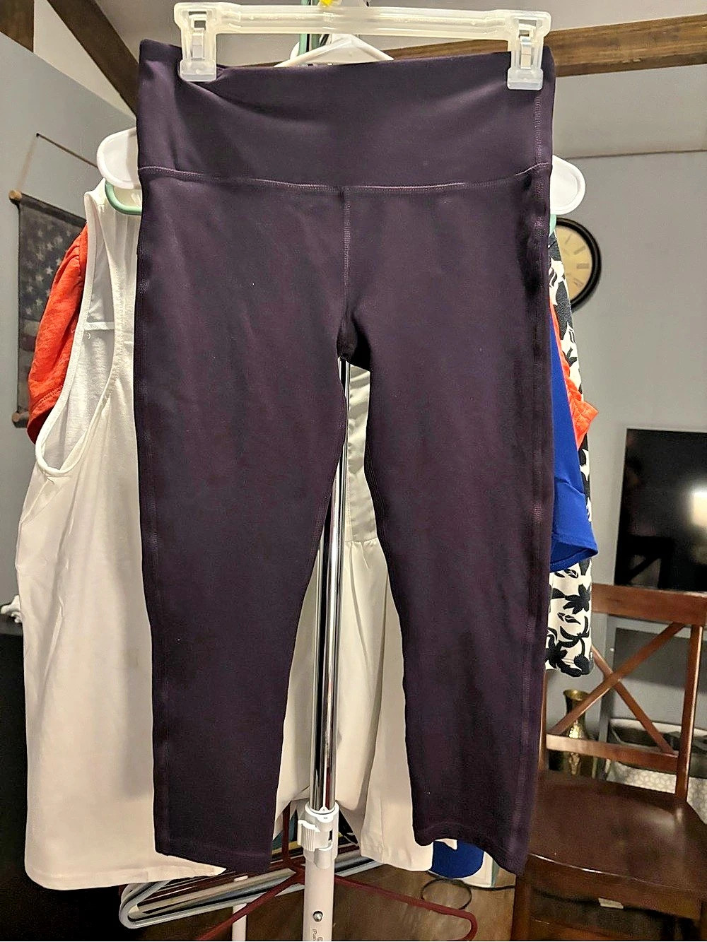 Marika Purple Leggings Size Medium Like New